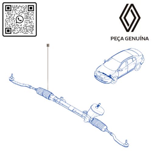 RN 10683R 490010683R CAIXA DE DIRECAO FLUENCE 3